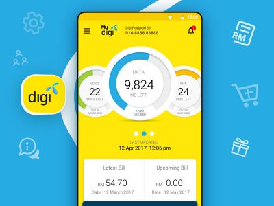 Mydigi Android App, digi telco, digi Malaysia
