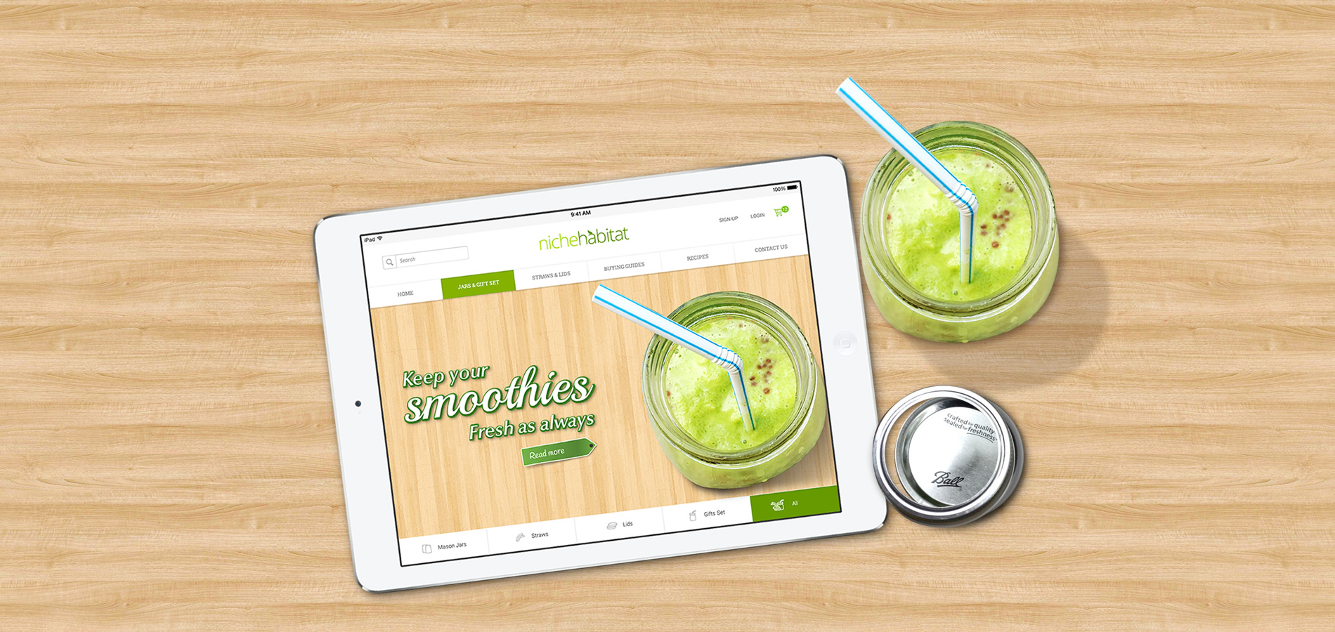 nichehabitat e-Commerce website design