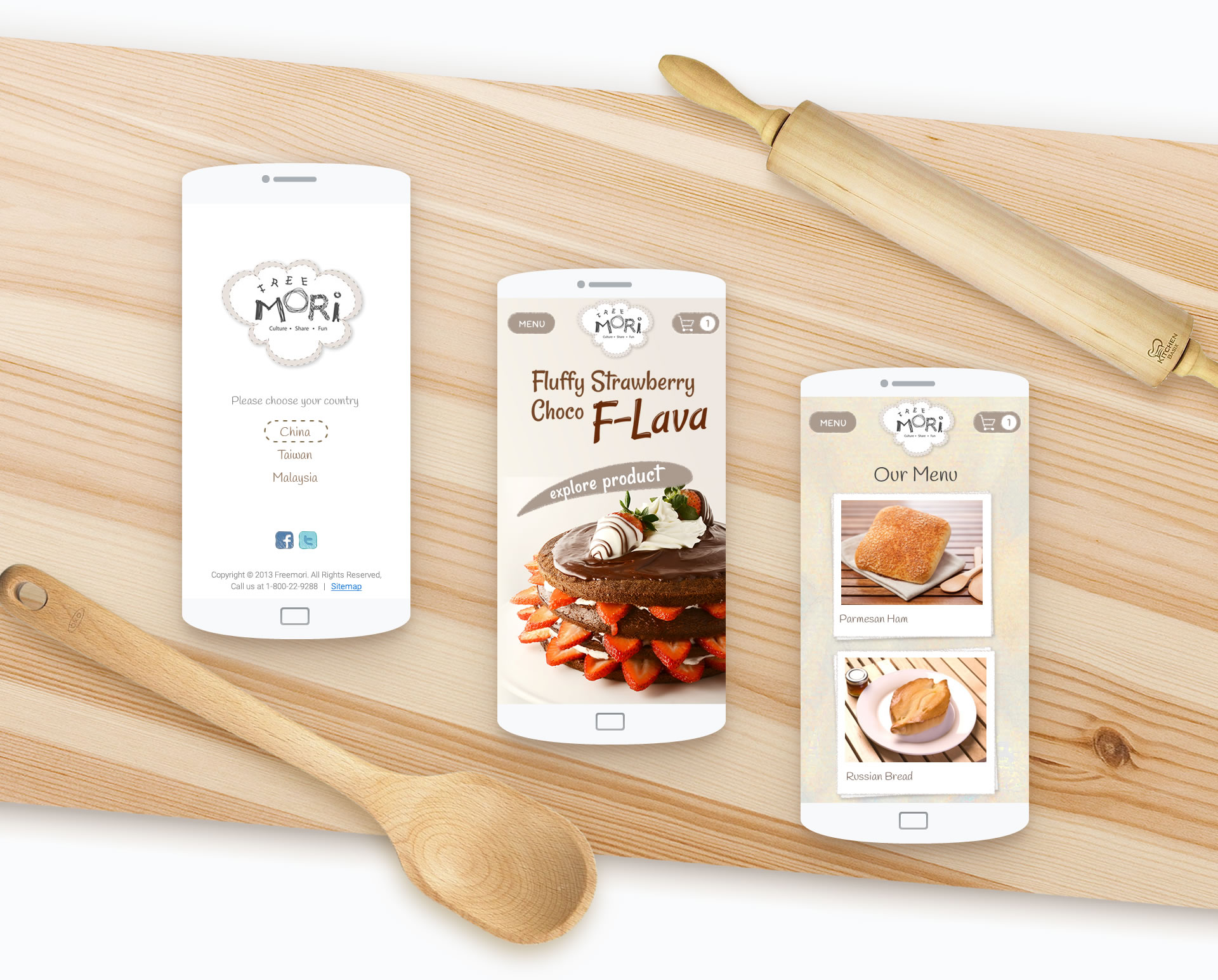 bakery website design