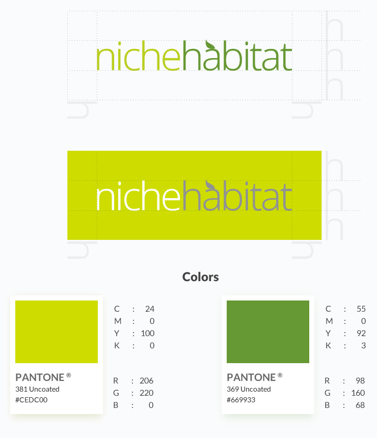 nichehabitat logo design ipoh