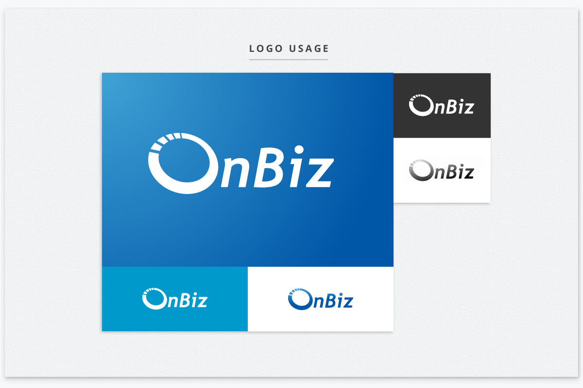 onbiz malaysia logo design